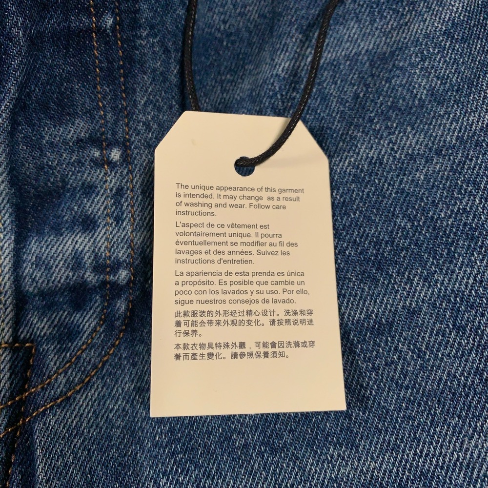 Levis 501 90s Selvedge Jeans Womens 29 Blue Straight Leg Mid Rise Premium Denim - Picture 8 of 15